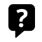 question bubble icon illustration